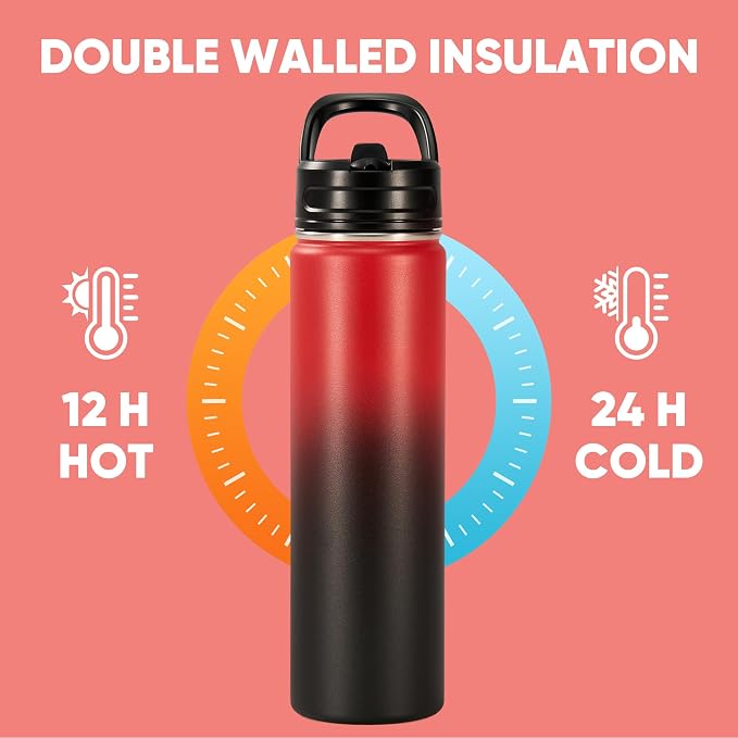 Fijinhom 24oz Insulated Stainless Steel Water Bottle - Image 5