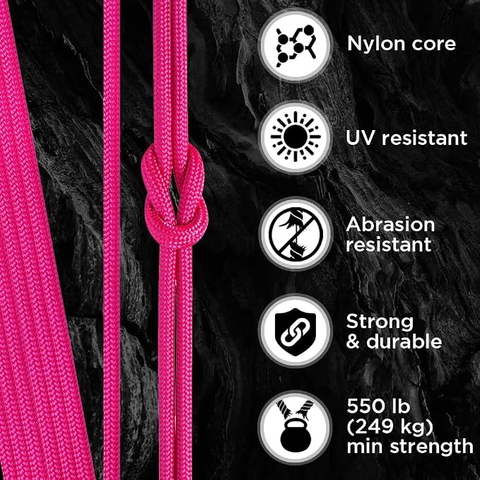 TECEUM 5/32" Paracord Rope 1000 – 1000ft / 200ft / 100ft / 50ft – Tactical - Image 3