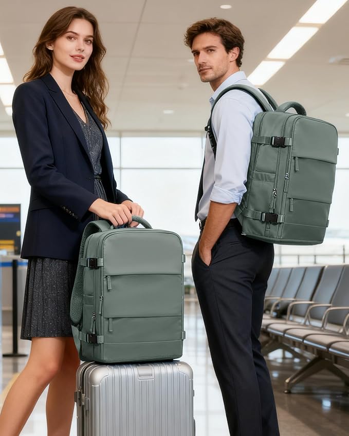 Travel Backpack for Women Airline Approved Carry on Backpack for Airplanes - Image 2