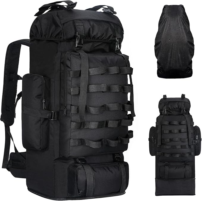 70L/100L Camping Hiking Backpack by Unknown