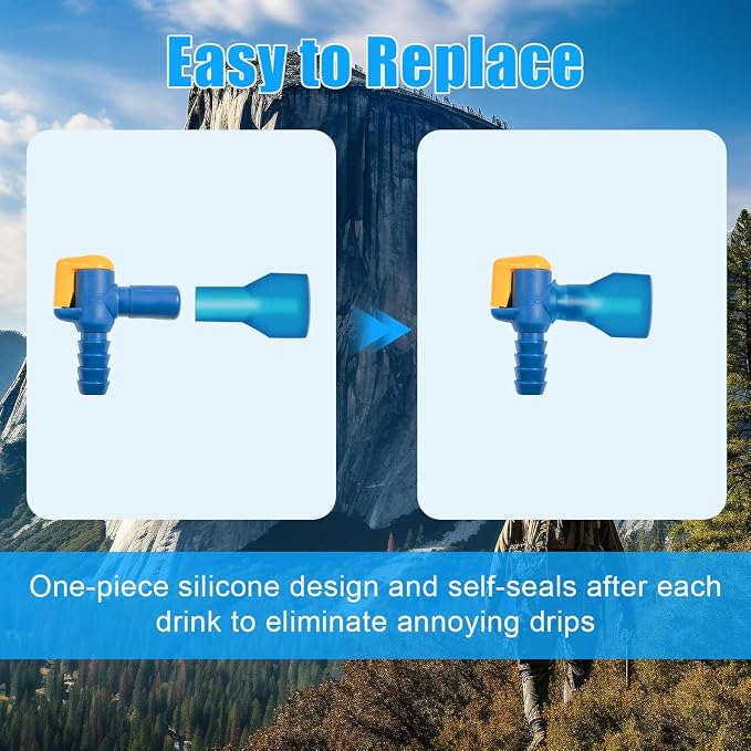 Big Bite Valve Replacement Mouthpiece Water Hydration Bladder Valve 4 Pack - Image 5