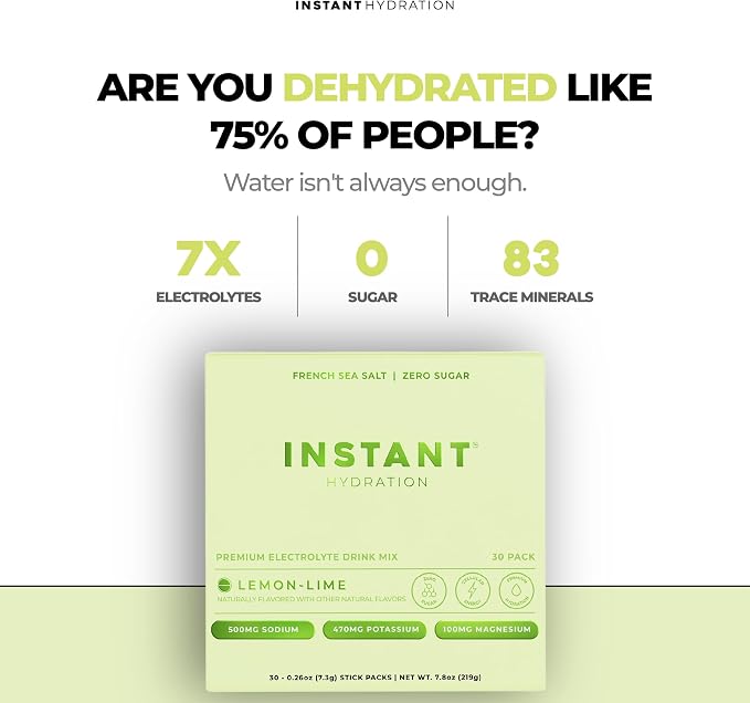 Instant Hydration Electrolytes Powder Packets - Image 2