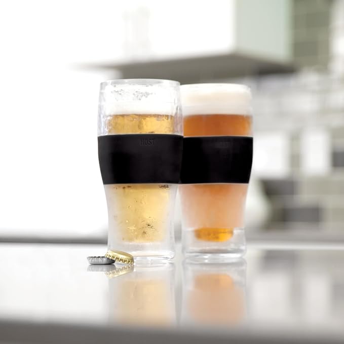 Host FREEZE Beer Glasses, Frozen Beer Mugs, Freezable Pint Glass Set, Insulated - Image 11