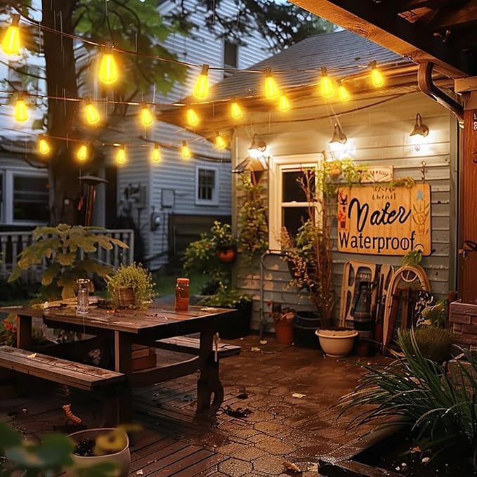 25FT Outdoor String Lights, Waterproof Patio Lights - Image 9