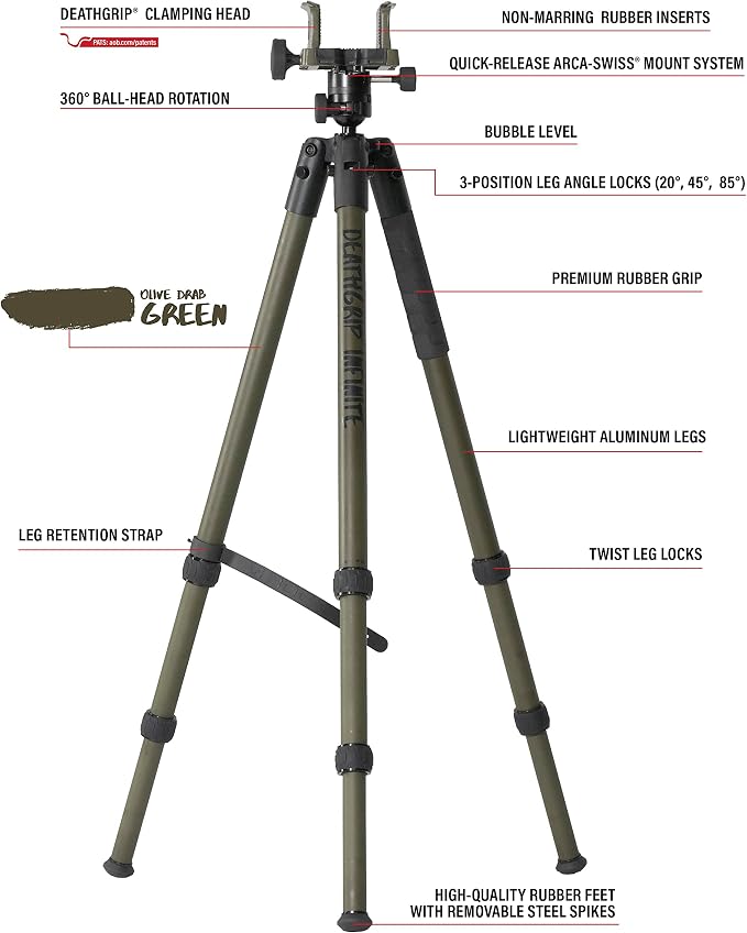 BOG DeathGrip Aluminum Tripod - Image 4