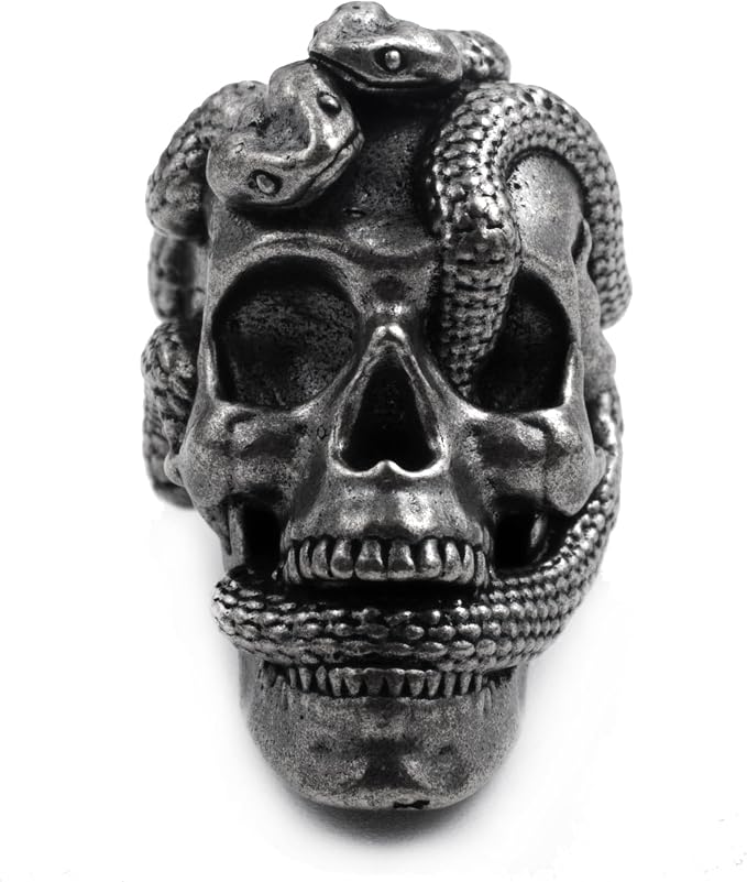 Skull Paracord Bead, 0.75x0.56x0.78 inches, - Image 3