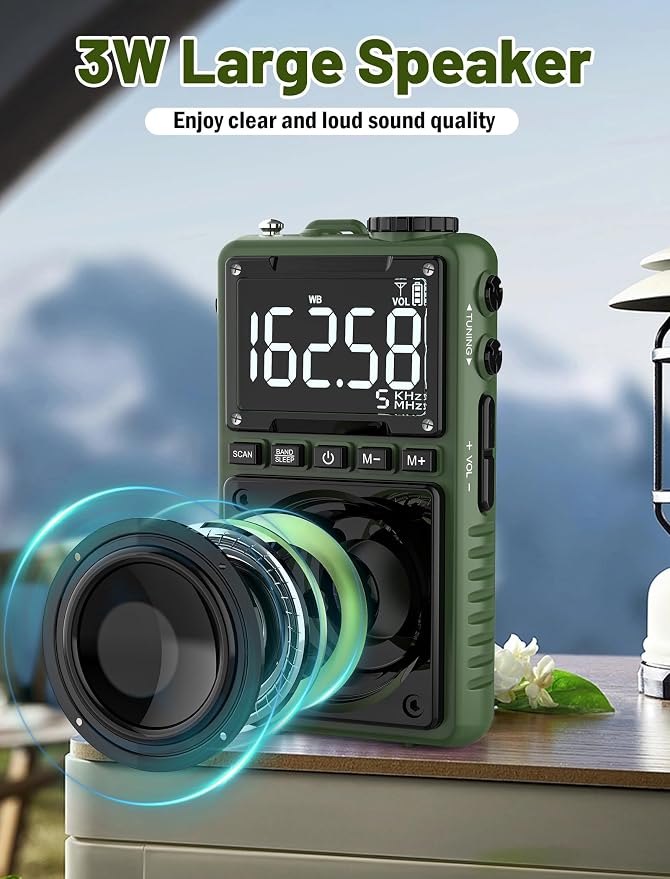 Digital AM FM Weather Band Radio - Image 4