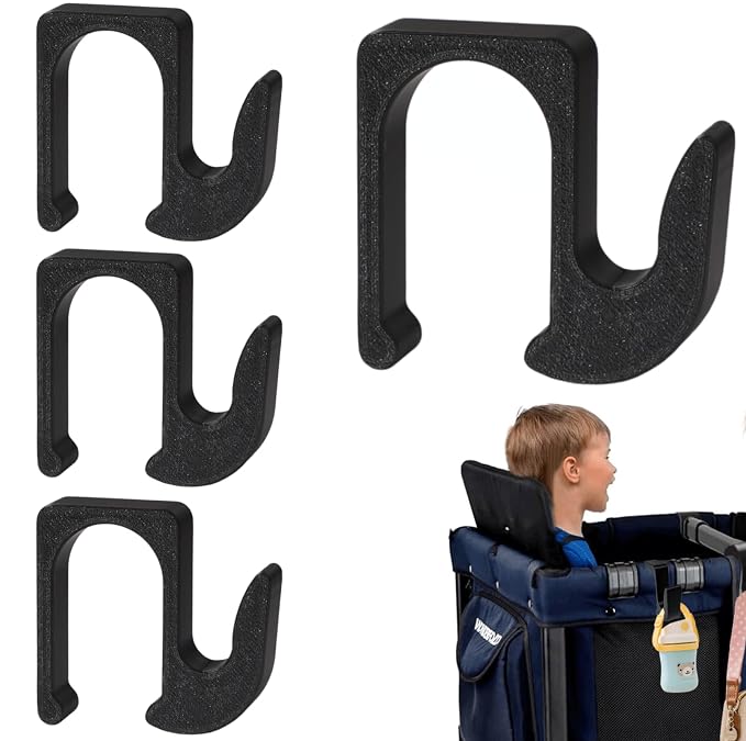 Multipurpose Side Hooks, Stroller Hooks by Unknown