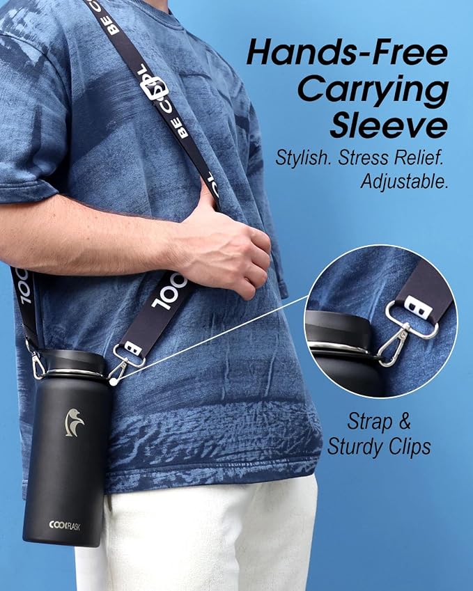Coolflask 32 oz Water Bottle - Image 6