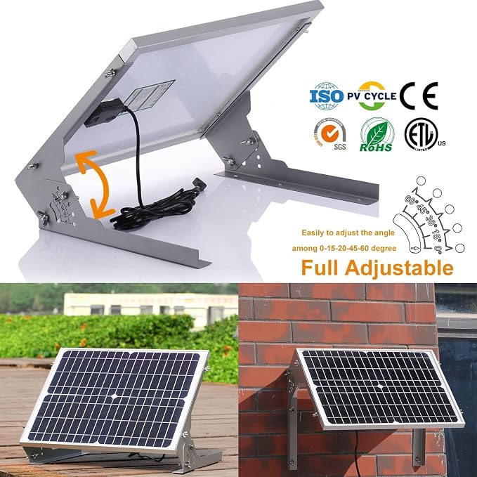 SUNER POWER 24V 20W Solar Battery Charger Maintainer, Built-in Ultra Smart MPPT - Image 7