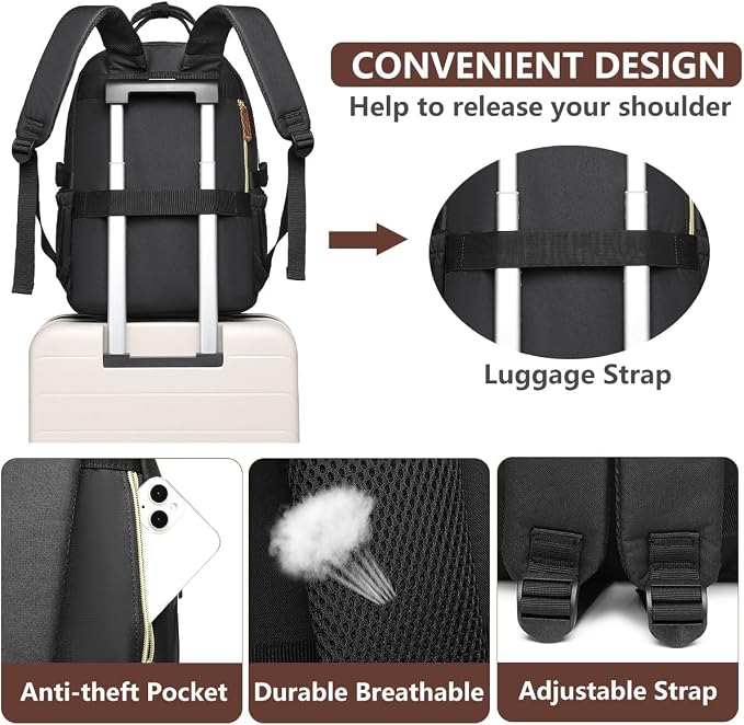 Laptop Backpack for Women Travel Backpacks - Image 5