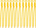 Paracord Keychain Paracord Bag Charm 12pcs Braided Nylon Rope Keychain Cord by Cmidy