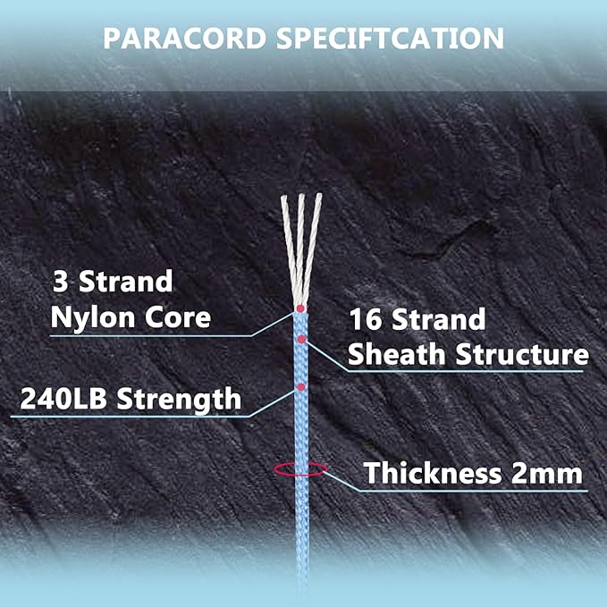 Reflective Paracord 240lb - Image 4