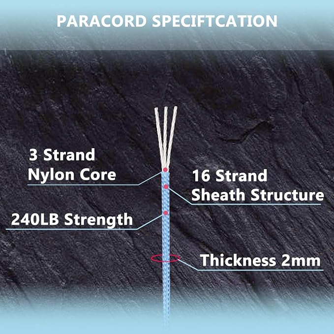 Reflective Paracord 240lb - Image 4