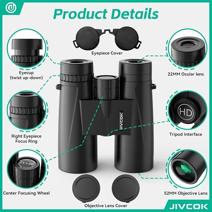 30x52 Binoculars for Adults - Image 2