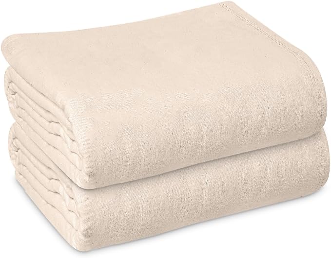 Linteum Textile Cotton Blended Hospital Patient Bath Blanket, Bed Bath Sheet by LinteumTextileSupply