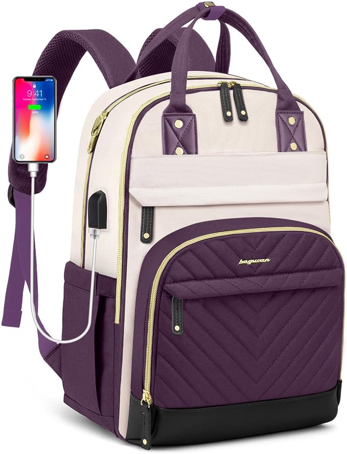 Laptop Backpack for Women Work Bag by BAGSWAN