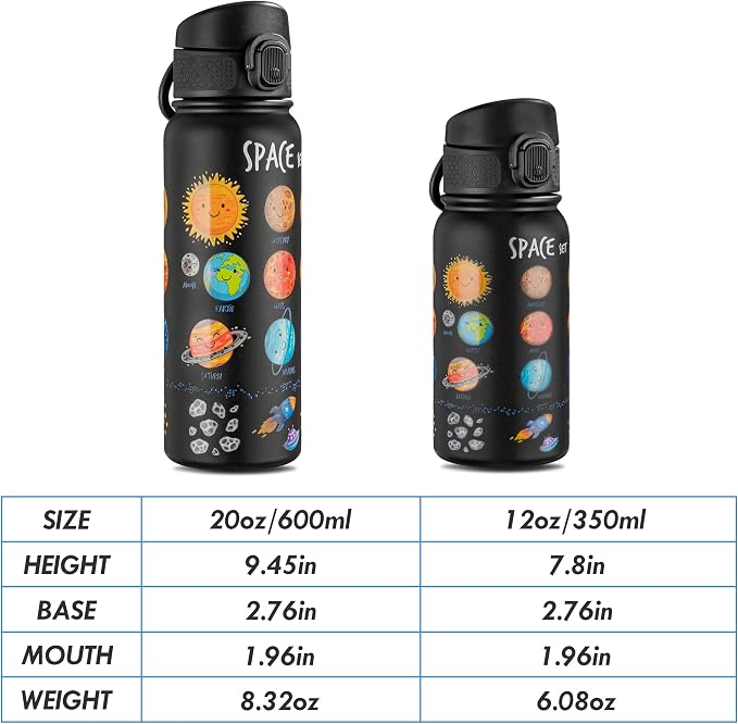 OLDLEY 20 Oz Insulated Stainless Steel Water Bottle - Image 4