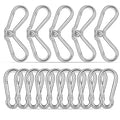 20PCS M8 Heavy Duty Carabiner Clip, 3Inch Snap Hook Quick Link Small Carabiner by XHAMXE