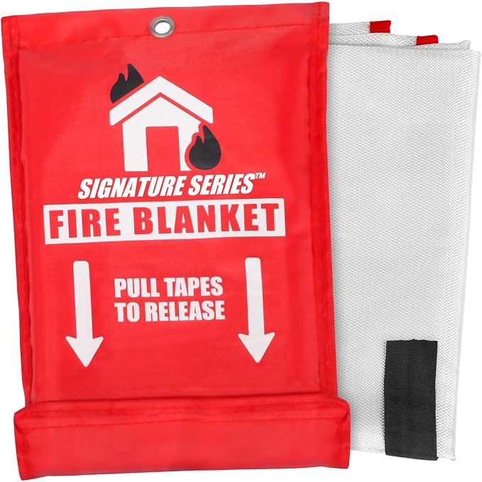 Signature Series Fire Blanket, Flame Suppression Fiberglass Blanket by CertifiedBrands