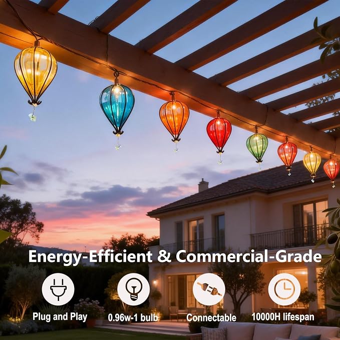 Outdoor String Lights Plug in - Image 3