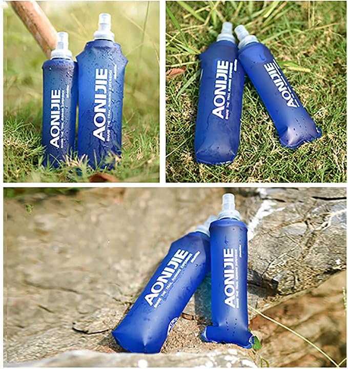 AONIJIE 2 Pack 250ML Collapsible TPU Soft Flask - Image 7