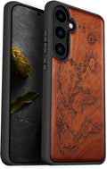 Carveit Wood Case for Galaxy S24 Plus Case Shockproof Protective Cover Unique by Carveit