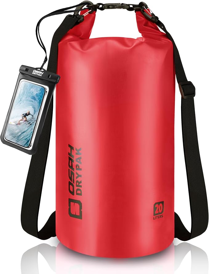 Waterproof Dry Bag, 5L/10L/20L/30L/40L Roll Top Lightweight Storage Backpack by OSAHDRYPAK