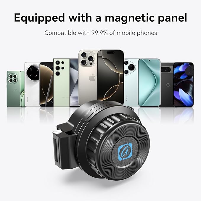 APEXEL Magnetic Telescope Phone Adapter, 45-55mm Aluminum Foldable Photo - Image 5