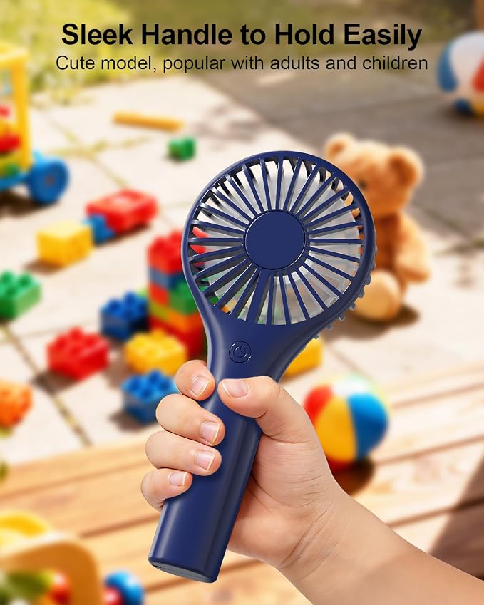 TriPole Portable Handheld Fan Mini Personal Fan - Image 3