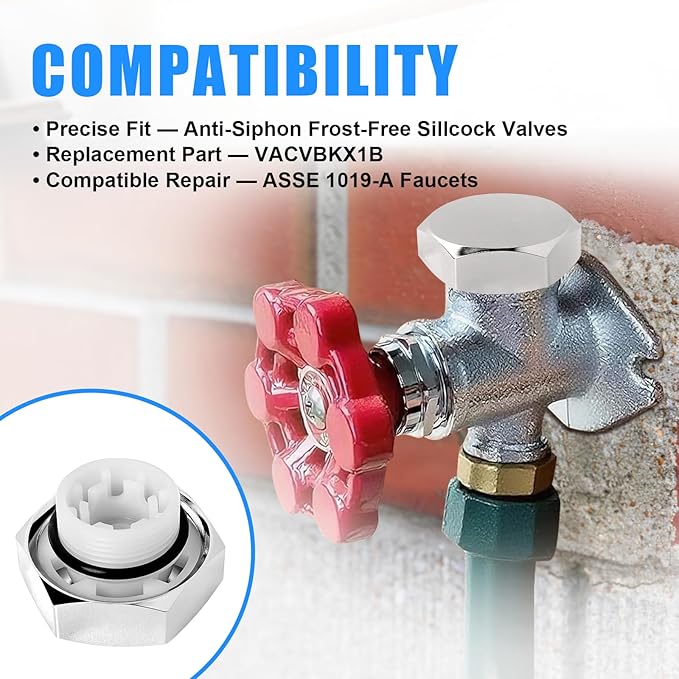 Vacuum Breaker Repair Kit VACVBKX1B, Compatible - Image 6