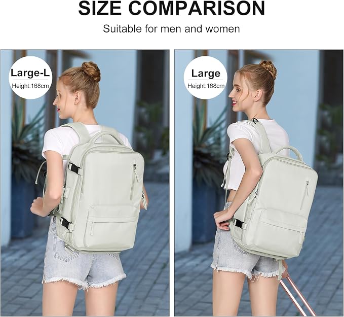 WONHOX Large Travel Backpack Carry on Flight Approved Laptop Work Business - Image 7