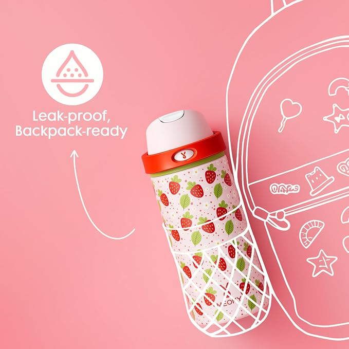 18 oz Insulated Water Bottle for Kids: Meoky Stainless Steel Water Bottle - Image 5