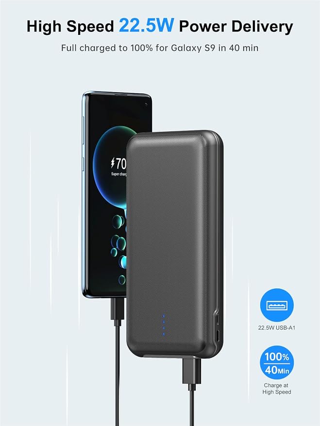 Portable Charger, 30000mAh 22.5W Fast Charging Power Bank - Image 2