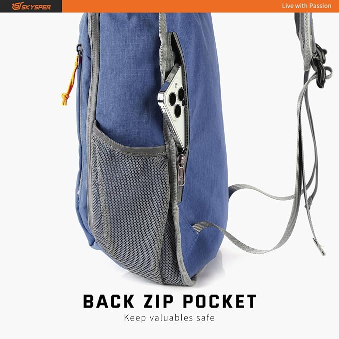 SKYSPER Small Daypack 10L Hiking Backpack Packable Lightweight Travel Day Pack - Image 7