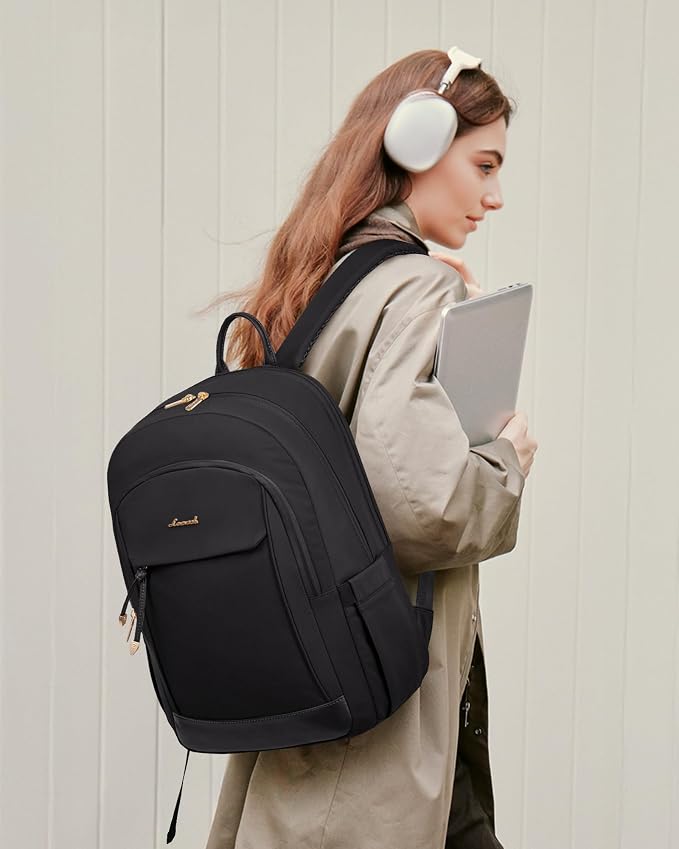 LOVEVOOK Laptop Backpack for Women, 15.6 Inch Waterproof Work Backpack - Image 8