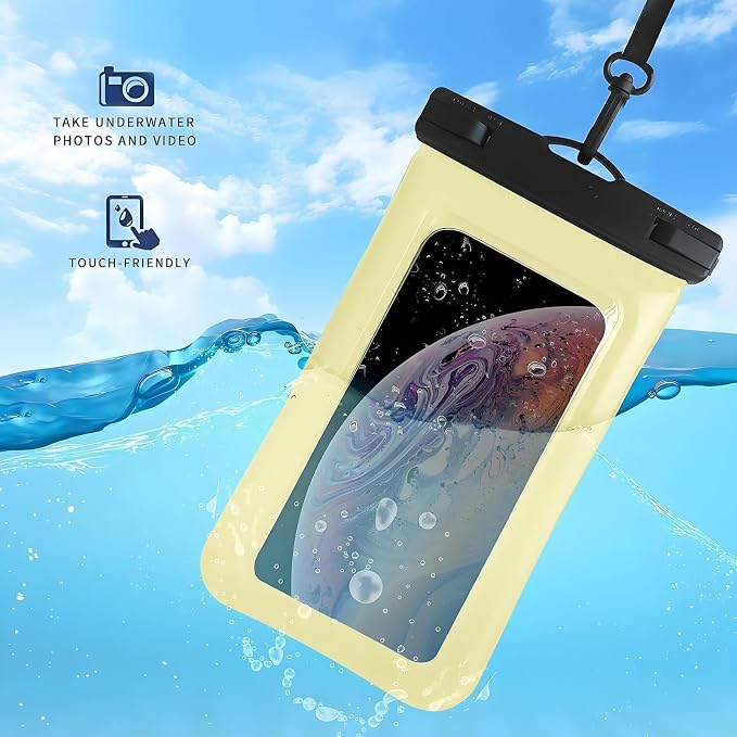 Floatable Soap Bubble Waterproof Phone Pouch/Case - Image 5
