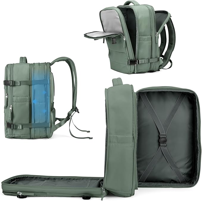 coowoz Large Travel Backpack For Women Men, Carry On Backpack, Hiking Backpack by coowoz