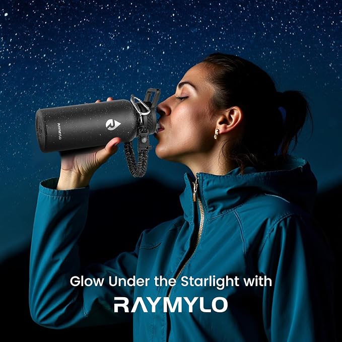 RAYMYLO Insulated Water Bottle 32 oz, Triple Wall Vacuum Stainless Steel - Image 2