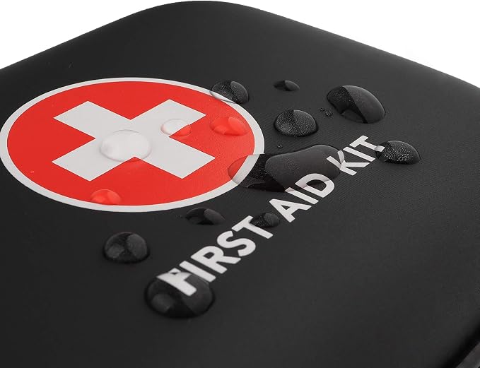 Mini First Aid Kit, 100 Pieces Water-Resistant Hard Shell Small Case - Image 8
