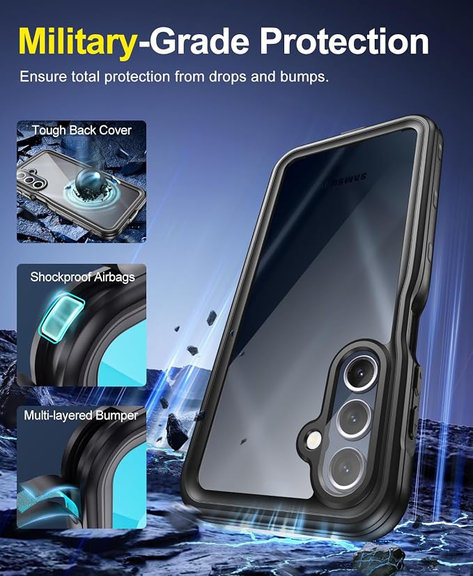 Beasyjoy for Samsung Galaxy A16 5G Phone Case, IP68 Waterproof - Image 4