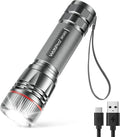 WdtPro Rechargeable Flashlights High Lumens, 1 Pack 10H Long Lasting Super by WdtPro