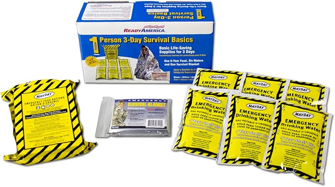 Ready America The Survival Box, 3-Day Emergency Kit Includes 5 Year Emergency - Image 2