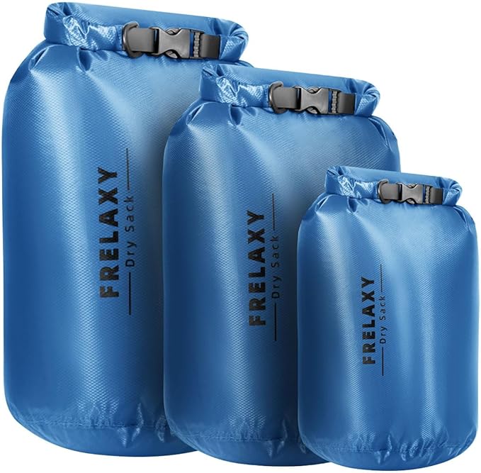 Frelaxy Waterproof Dry Bag 2 Pack/3 Pack, Lightweight Portable Dry Bags by Frelaxy
