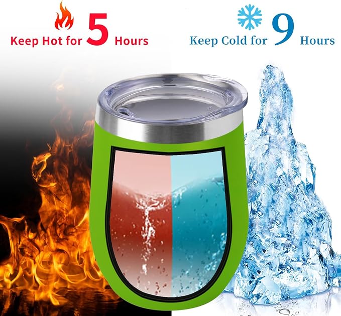 12oz/6 Pack Wine Tumbler Glasses - Image 3