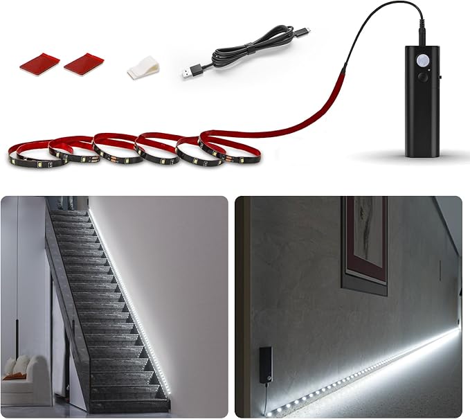 WOBANE LED Closet Light Motion Activated, Battery Powered Stick-on Anywhere by WOBANE