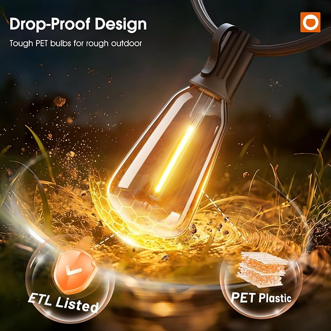 addlon 400FT Outdoor String Lights - Image 4