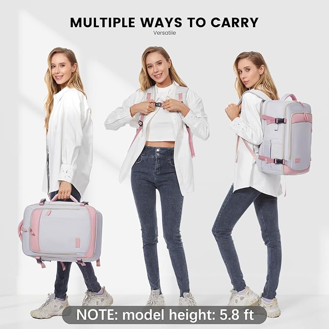 LOVEVOOK Travel Backpack for Women, 40L Carry On Backpack - Image 6