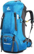 Bseash 60L Waterproof Hiking Camping Backpack by Bseash