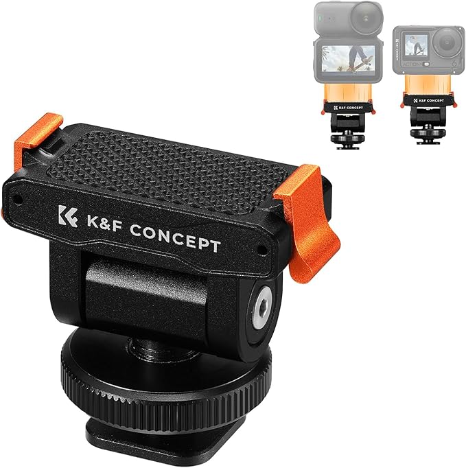 K&F CONCEPT Cold Shoe Mount Compatible by KFCONCEPT